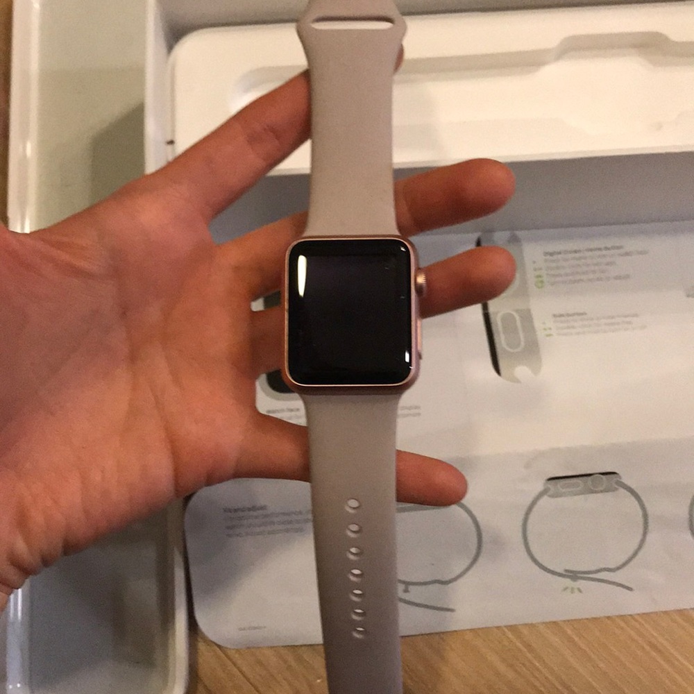 New/never used Apple Watch 1st Gen Pink!